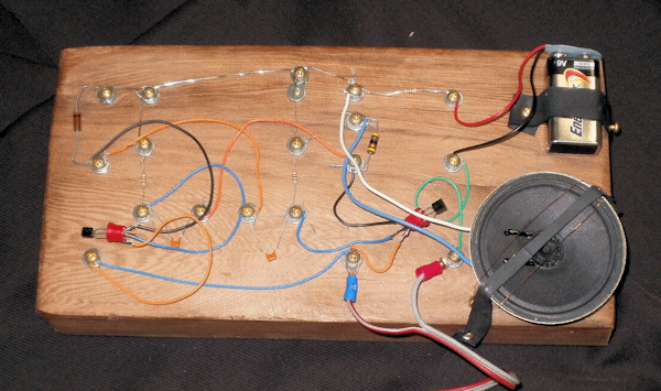 home brew oscillator for morse code keying practice